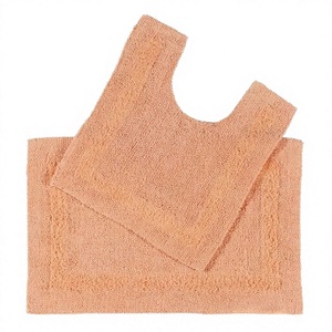 Juego de Alfombrillas de Baño de Algodón en Forma de U de Color Sólido, Absorbentes para Uso en la Bañera - Product Image 4