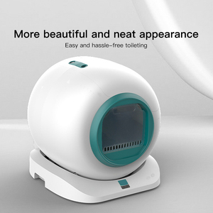 Vente en gros Vaisseau spatial Conception Grande Capacité Automatique Autonettoyant APP Télécommande Breveté Facile à Nettoyer <span class=keywords><strong>Litière</strong></span> pour Chat Pet - Product Image 3