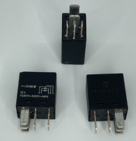 Relé Automotriz V23074-A2001-A403 TE con Diodo, 12VDC 30A, 4 Pines, Micro Relé Enchufable para Sistema de Control Eléctrico de Automóviles