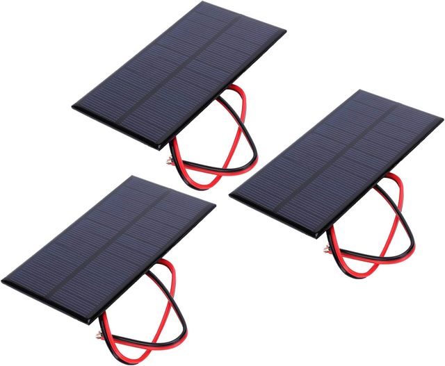 Customized Mini Solar Panels 110*60mm 1w 2w 3w 5w 6v Solar Panel for DIY Solar Systems Toy Garden Light Iot Application