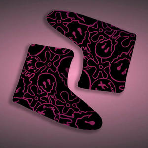 사용자 정의 자수 골프 헤드 커버 가죽 골프 클럽 헤드 커버 프리미엄 우즈 헤드 커버 - Product Image 5