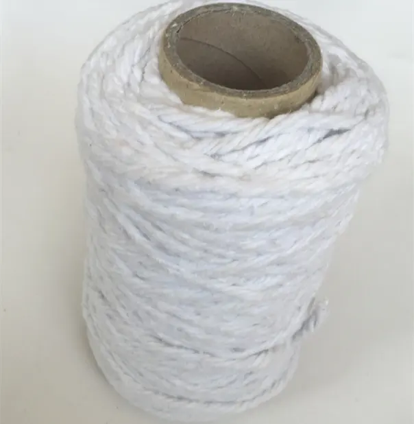 Ne0.5s/4ply fil de vadrouille en coton régénéré à extrémité ouverte fil de vadrouille en coton recyclé fil Dref pour la fabrication de vadrouilles