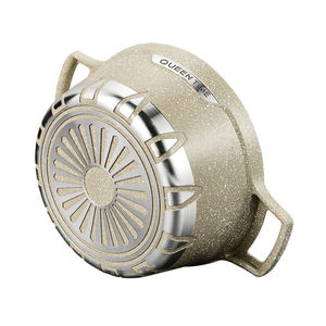 طقم أواني طهي من الألومنيوم 10 قطع للطبخ بالحث الحراري، مجموعة قدور غير لاصقة للمطبخ - Product Image 4