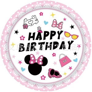 Ensemble de <span class=keywords><strong>vaisselle</strong></span> sur le thème de <span class=keywords><strong>Minnie</strong></span> <span class=keywords><strong>Mouse</strong></span>, 60-80 pièces, décorations d'anniversaire pour les filles et les fêtes d'enfants - Product Image 3