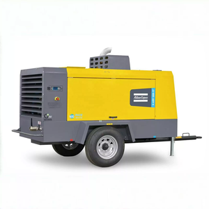 Atlas X-Air 600cfm 17bar Compresseur d'air mobile à moteur Cummins pour l'exploitation minière 80mm Petit appareil de forage DTH Élimination de la rouille des métaux - Product Image 1