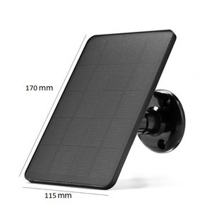 4W 5V silicone monocristallino caricatore pannello solare con Micro USB per la casa esterna di sicurezza della macchina fotografica di alimentazione del campanello - Product Image 3
