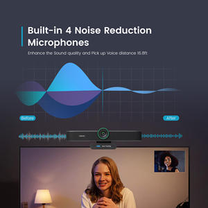 Venta caliente AI All in One UHD 4K Web Camera 5X Digital Zoom Conference EPTZ <span class=keywords><strong>Webcam</strong></span> para conferencias Transmisión en vivo Educación en línea - Product Image 5