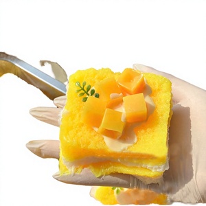 Juguete Blandito de TPR con Forma de Mango y Tostada Gruesa de 8cm, Realista, Nuevo, para Aliviar el Estrés, Regalo para Niñas y Bebés, Tiempo de Relajación - Product Image 4