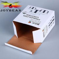 Boîte d'emballage en carton ondulé pliable biodégradable marron avec logo personnalisé pour l'électronique grand public Impression offset