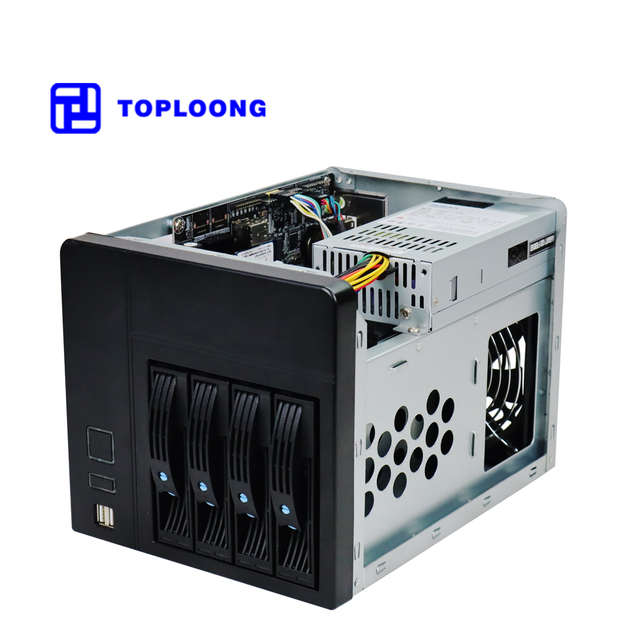 Cloud Storage Nas Huge Data Storage Server Case Use Desktop Pc Case Diy Computer Cabinet Enclosure Mini-itx 4bays Home 16G Msata