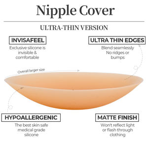 Cubiertas <span class=keywords><strong>de</strong></span> Silicona para Pezones, Accesorios <span class=keywords><strong>de</strong></span> Ropa Interior, Invisibles, Lavables, Transpirables, Redondas y <span class=keywords><strong>Mini</strong></span> - Product Image 4
