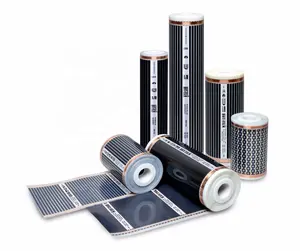 히팅 필름-원적외선으로 전기로 바닥 난방용, 110v, 220v, 12v 및 24v 용 탄소 가열