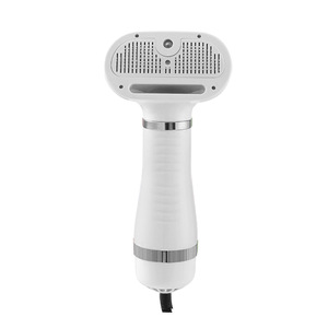 Pet Hair Dryer 4 In 1 Hot Air Comb <b>Spray</b> Grooming Tool For Dog Charging ABS Material <b>Silver</b> Green Gold - Product Image 1