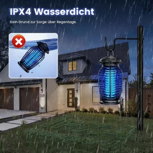 15W Outdoor Indoor <strong>Mosquito</strong> Killer Courtyard <strong>Garden</strong> Electric Shock <strong>Insecticidal</strong> Lamp 4200V Fly Killer Fly Trap - Product Image 5