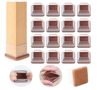 Protections de sol en caoutchouc de silicone, rondes, pour pieds de meubles, housses pour pieds de table, coussinets pour pieds de meubles, housses pour pieds de chaise