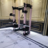 Entraîneur multifonctionnel de gymnase de forme physique commerciale Smith Machine Squat Rack