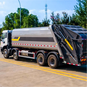 Camión Compactador de <span class=keywords><strong>Basura</strong></span> Diésel 8*4 con Transmisión Manual, Carga Trasera, Vehículo Recolector de <span class=keywords><strong>Basura</strong></span> - Product Image 3