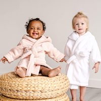 Wholesale Custom Size Color Cartoon Kids Hooded Towel Baby Bath Towel Sets Fluffy Quick-Dry Eco-Friendly Child-Proof Bedroom