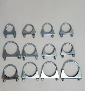 Collier de serrage en U / Serre-tuyau en acier inoxydable 304 (M8) adapté aux tuyaux d'échappement - Product Image 3