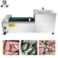 Machine de découpe automatique électrique de filets de poisson-chat, coupe-ventres de petits poissons, machine de traitement du poisson la plus vendue