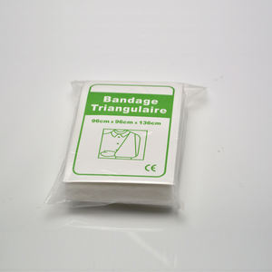 ผ้าพันแผลสามเหลี่ยมที่ไม่ทอสำหรับสลิงแขนผ้าโปร่งดูดซับทางการแพทย์หลายขนาด - Product Image 3