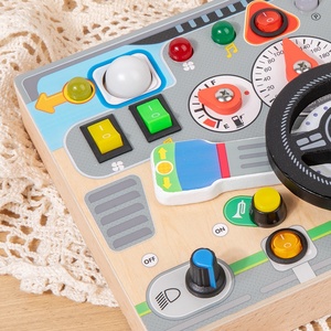 Volante Interattivo di Nuova Generazione per Simulazione di Guida, Giocattolo Educativo Montessori in Legno per Bambini - Product Image 4