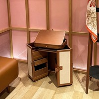 Table de toilette moderne en bois massif de luxe léger de style italien armoire à 2 tiroirs écologique pour salon hôtel