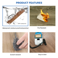 Papan Serat Mineral IXPE Sistem Klik Kuat Unilin Valinge Super Anti Gores 100% Tahan Air Lantai Klik Komersial MFB