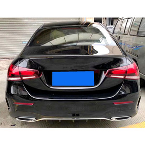 W177 Spoiler posteriore in fibra di carbonio per Mercedes-Benz <span class=keywords><strong>a</strong></span> Class <span class=keywords><strong>AMG</strong></span> A35 A45 Real Carbon Lip 2019 + - Product Image 6