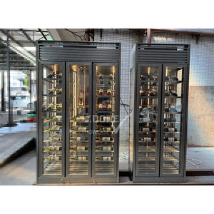 Gabinete de vino LED de tamaño personalizable, termostato Digital, refrigerador de vino de temperatura constante para Bar, escaparate de vino - Product Image 2