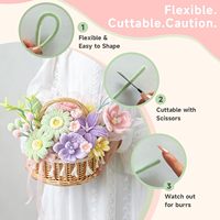 Bâtonnets de chenille épais professionnels pour loisirs créatifs, fleurs en chenille, fils pelucheux, cadeaux fantaisie