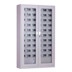 Charging Port Design Metal Mobile Phone Storage Locker Steel Cellphone Charging Locker Station - Product Image 2