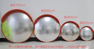 Warehouse Factory Traffic Road 30 45 60 80 100 120cm Safety Reflective 28inch 36inch PC <b>Acrylic</b> Outdoor/indoor Convex <b>Mirror</b> - Product Image 5
