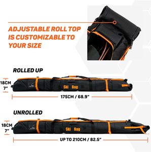 Sac OEM d'usine Bottes de snowboard imperméables Sac de transport fourre-tout Sac de <span class=keywords><strong>ski</strong></span> rembourré de qualité supérieure - Product Image 6