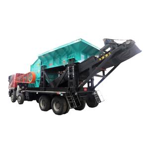 Mobile Hammer Crusher Tire Crushing Screening Mobile Crushing Station Concrete Crushing Production Line - Product Image 1