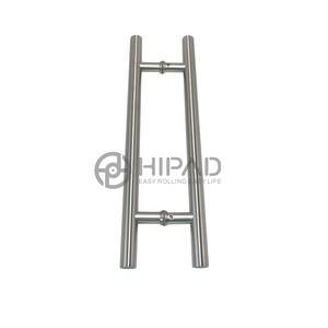 Manija de puerta pulida para baño de acero inoxidable 201 304, manija de puerta de vidrio para tirador Interior de Ducha - Product Image 1