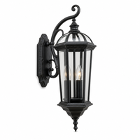 Appliques murales LED modernes vintage, étanches, blanc chaud, base en aluminium, pour extérieur, jardin, lampe murale de nuit