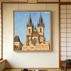 Décoration d'intérieur 100% peinte <span class=keywords><strong>à</strong></span> la main, art mural fait main, peinture abstraite moderne <span class=keywords><strong>sur</strong></span> <span class=keywords><strong>toile</strong></span> - Product Image 4