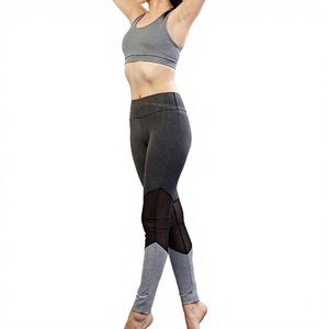 Notre usine OEM fabrique chaque ensemble de leggings de yoga deux pièces grande taille, fabriqué au Pakistan, en utilisant des tissus de qualité supérieure. - Product Image 3