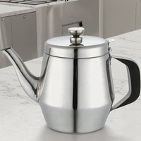Théière en métal de haute qualité 20/32/48OZ, théière marocaine simple pour café et thé, théière chinoise pour hôtel, accessoire de maison, vente chaude