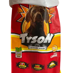 15kg 25kg 50kg Sacs d'emballage vide personnalisé d'aliments pour chiens aliments pour animaux de compagnie BOPP laminé PP tissé sacs à vendre