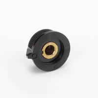 6.4mm trou d'arbre 1470 Clone couvercle de bouton de guitare insert en laiton amplificateur phénolique bouton de contrôle du Volume Audio accessoire de panneau CNC