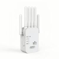6 antenas 1200Mbps banda Dual inalámbrico Wifi repetidor extensor amplificador de señal repetidor de largo alcance Wi-Fi Punto de Acceso