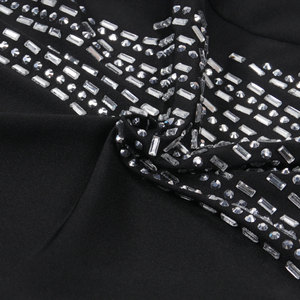 Mono <span class=keywords><strong>sexy</strong></span> de una pieza con lentejuelas para mujer, sin mangas, con malla y bordado, para fiesta o club. - Product Image 2