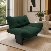 Canapé de détente moderne, avec pieds en bois massif, mobilier de maison durable, adapté au salon, au balcon, à la cuisine d'hôtel ou au bureau