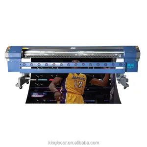 10ft Inkjet 512i Printkop Oplosmiddel Printer 3.2M Vier Acht Hoofd Digitale Flex Banner Oplosmiddel Printer Drukmachine