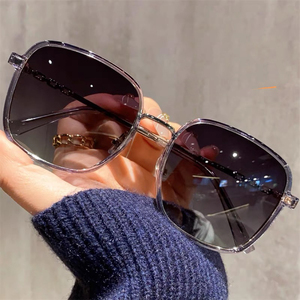 Lunettes de soleil unisexes de luxe UV400, monture en PC, style tendance de haute qualité, 6 couleurs, vente en gros - Product Image 6