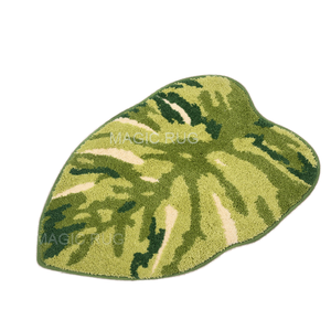 Plush Jacquard Custom Tufted High Pile Floral Scandinavian Area <b>Rug</b> 100% Polyester Luxury Extra Thick for Living Room Camping - Product Image 4