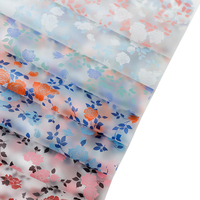 Papier d'emballage pour fleuriste, motif de roses vintage translucides personnalisé, imperméable, écologique, en rouleau, pour bouquets de fleurs