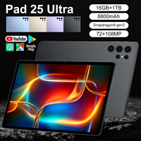 Nouvelle tablette PC Android 14.0 de 11 pouces, Octa-Core 1.2GHz, écran IPS capacitif, USB-C, MTK 5G, pour professionnels, 16 Go, 2560x1600, garantie 1 an